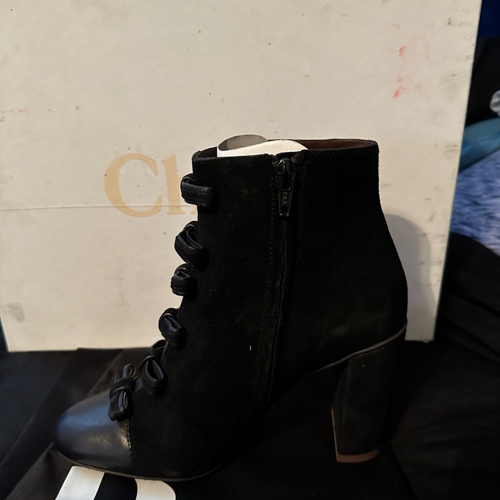 Chloe’ black ankle boots